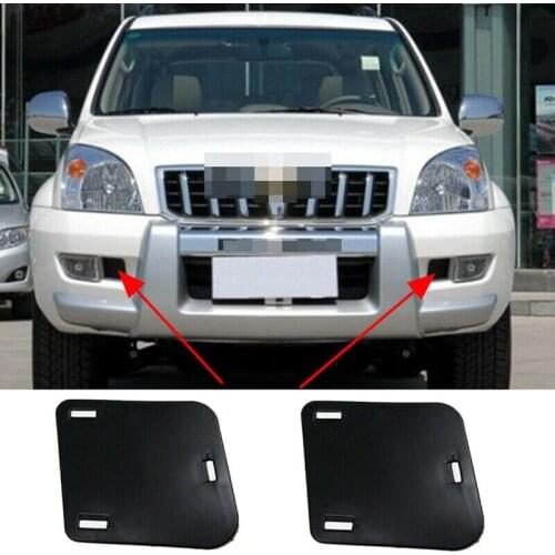 Car Accessories Front Bumper Fog Lights Side Baffle Cover for Toyota Land Cruiser Prado LC120 FJ120 2003-2009