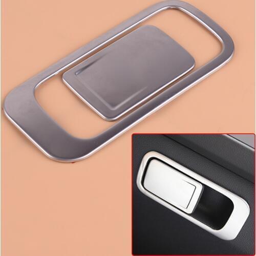 CITALL Chrome CCar Auto Glove Box Handle Cover Trim Sticker Stainless fit for VW Tiguan MK2 20162017 2018 2019
