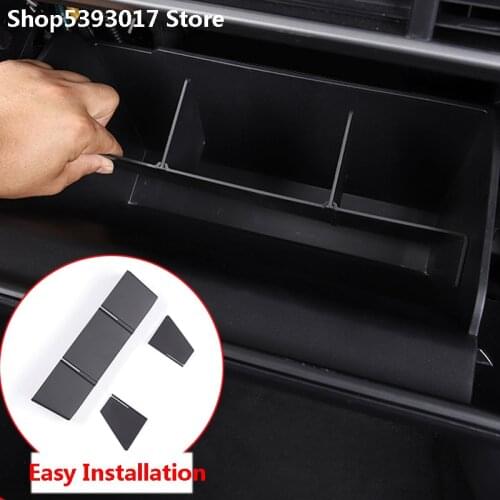 For Mazda CX30 CX-30 2020 2021 Car Co-pilot Glove Box Partition Interior Compartment Convenient Multifunctional Storage Box