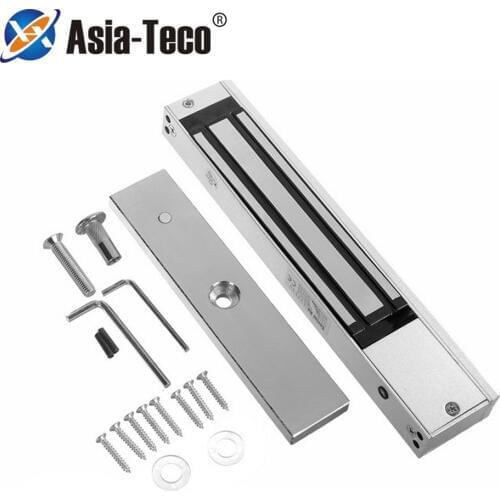 280KG 600lbs Electric Magnetic Lock DC 12V Single Door Electromagnetic Lock Holding Force Access Control lock
