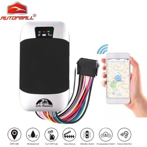 GPS Tracker Car Vehicle GPS Waterproof TK303F Realtime Tracking Locator Cut Off Engine Remotely Voice Monitoring Lifetime Free