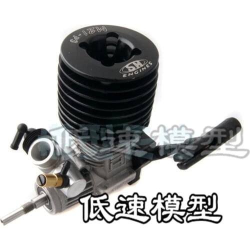 HSP RC Car 1:8 Buggy Monster Truggy Nitro Engine Taiwan Imports Black SH 21 Engine 3.48CC M21-P3 Pull Starter