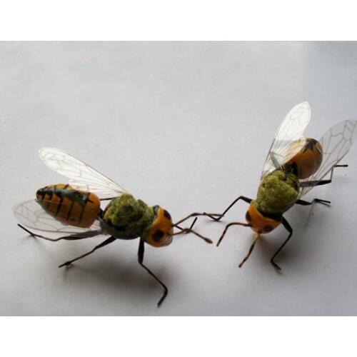 Artificial Metal Bee Animal Miniature Garden Decorations Home Decor Craft DIY Accessories