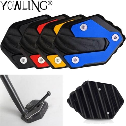 Motorcycle Side Stand Enlarge Sidestand Extension Plate Pad For Yamaha MT09 MT-09 MT 09 Tracer 900 GT FZ-09 FZ09 XSR900 XSR 900