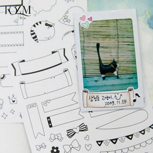 6 Sheets/lot Calendar Paper Sticker DIY Scrapbooking Diary Sticker memo Kawaii Stationery Toy For Kids 12*11cm Stickers Gift