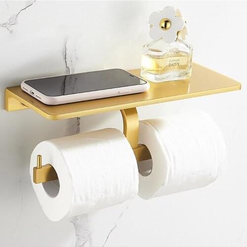 Bathroom Corner Rack Wall Mounted Punch-Free Shower Storage Shelf For Bathroom Kitchen Gold Aluminum Shelves Bathroom Organizer