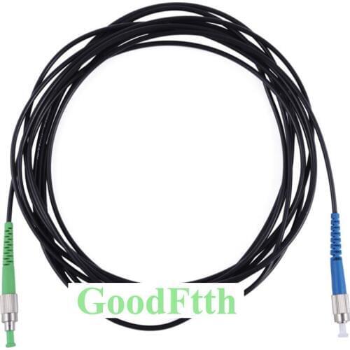 Self-supporting Drop Cable Patch Cord FC-FC/APC FC/APC-FC/UPC SM G657a Black 5.2X2mm 1core 20-50m