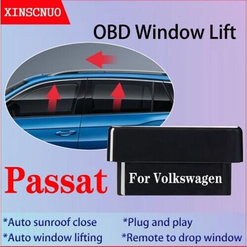 OBD Auto Car Window Closer For Volkswagen VW Passat Vehicle Glass Door Sunroof Opening Closing Module System