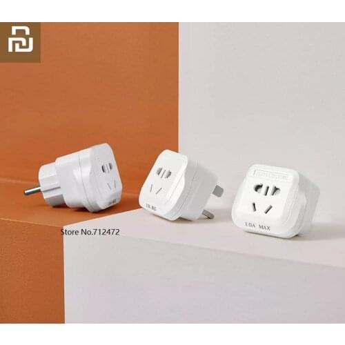 Youpin Universal DE UK US AC Power Socket Plug Travel Charger Adapter plug Converter switch shift