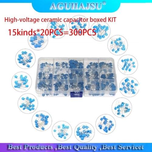 High-voltage ceramic capacitor boxed KIT 15kinds*20PCS=300PCS