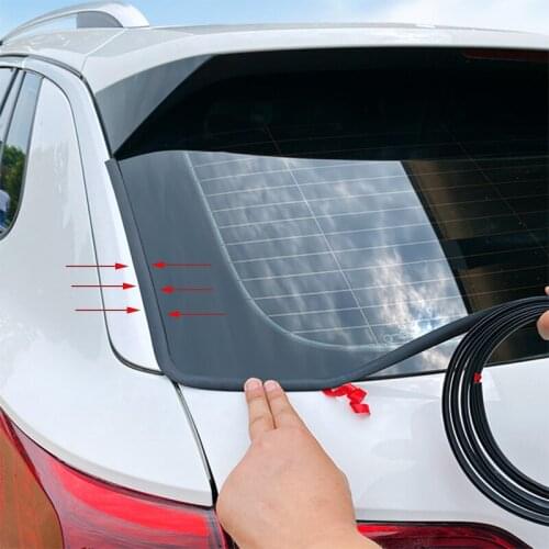 Y-Shaped Sealing Strip Car Rear Windshield Gap Sealing Dustproof And Waterproof Tailgate Installation Roof Leakproof Auto Parts
