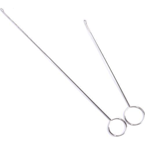 1/2pcs Stainless Steel Sewing Loop Turner Hook For Turning Fabric Tubes Straps Belts Strips For Handmade DIY Sewing Tools