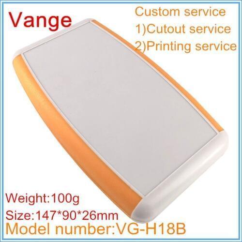 1pcs/lot injected mould electric cases 147*90*26mm ABS plastic junction boxes 9V battery housing for industrial control design