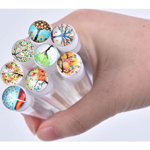 1pc Plastic Mascara Random Tree branches Eyelash Brush Eyebrow DustProof Tube Reusable Eyebrow Brush