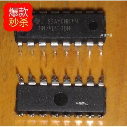 10PCS New SN74LS138N 74LS138 integrated digital logic IC Replacement HD74LS138P