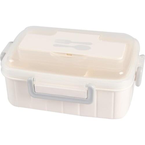 2021 Hot sale Microwave heating special lunch box, student office worker lunch box fresh-keeping fruit separated bento bowl