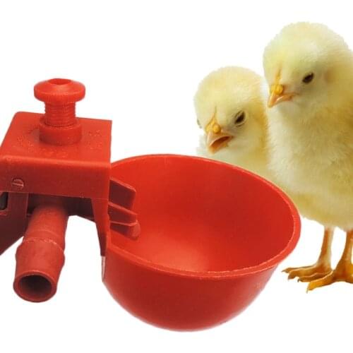 5 PCS Chicken Waterer Hens Quail Birds Drinking Bowls Water for Chicken Coop Chick Nipple Drinkers Poultry Farm Animal Supplies