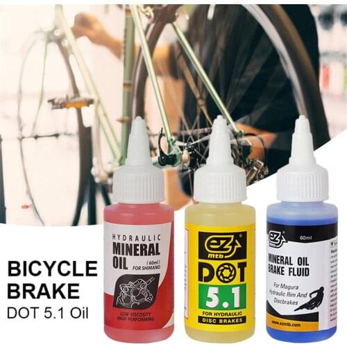 60ml Bicycle Brake Mineral Oil Fluid Hydraulic Disc Brake Lubricant for Shimano Magura Tektro Mountain Bikes Drop Shipping