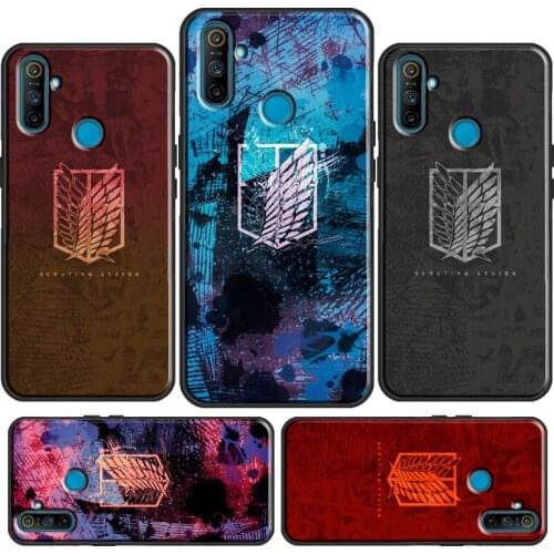 Attack on Titan Symbol Logo For OnePlus 8 Pro 9 Pro 9R Nord 8T Phone Case For OPPO Realme GT Neo 6 7 8 Q3 Pro C3 C21