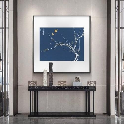 Flowers Butterfly Posters And Prints Chinese Style Canvas Paintings Tree Wall Art Picture For Living Room Study Aisle Home Decor