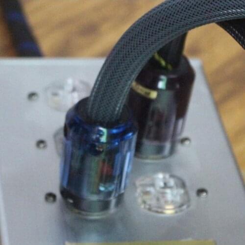 Hi-End Copper Hifi Audios Power Cord US Plug P-037/P-037E Connector AMP Cable