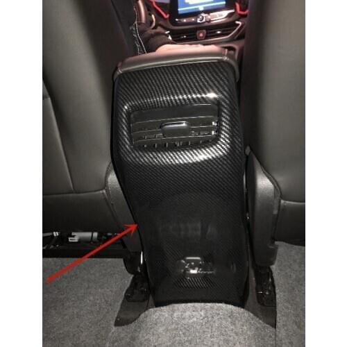 For Chevrolet ORLANDO 2018-2019 ABS Chrome Rear air conditioning air outlet decorative frame Anti-scratch car accessories