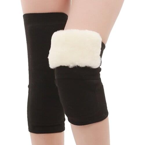 Men Women Cashmere Knee Braces Supports Leg Warmer Winter Warm Thermal Wool Knee Brace Pad Thicken Knee Pads Sleeve Knee Warmers