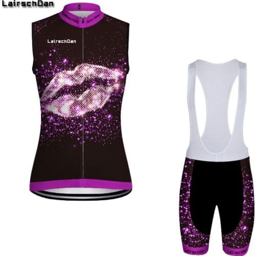 2021 LairschDan Pro Bicycle Team Sleeveless Cycling Vest Jersey Women Summer Quick Dry Mountain Bike Jacket Gilet De Cyclisme
