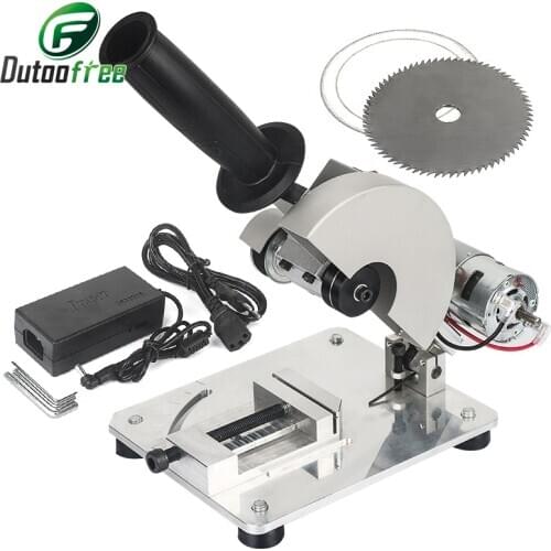 DIY Drill Micro Cutting Machine Mini Small Aluminum Alloy Table Saw Cutting Aluminum Machine Stainless Steel Copper Electric Saw