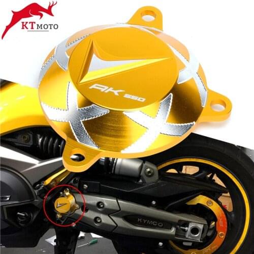 Latest high quality Motorcycle CNC Aluminum Frame Hole Cover Drive Shaft Cover cap For KYMCO AK550 AK 550 2017-2020 2019 2018
