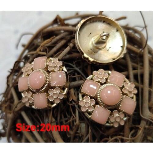 New 10pcs fashion high-end GOLD Metal alloy Drip oil clothing jacket Overcoat buttons shirt coat button Size 20mm free shipping