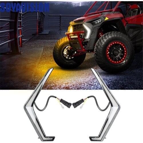 New Led Car Turn Signal Light Round Fog Light Amber Head Marker Daytime Running Light for Suzuki Jimny JB64 Jb74 2018-2020
