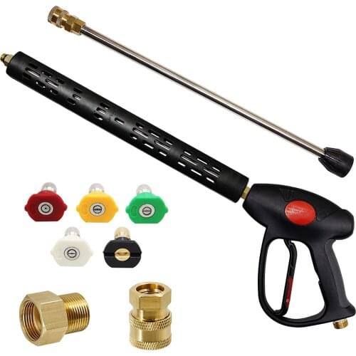 Portable Replacement Pressure Washer Gun For Cleaning Car Wash Machine Garden Watering Hose Nozzle Sprinkler Foam Water Gun
