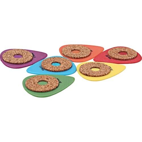 Multicolor Standard Guitar Pick with Non-slip Grip Corks for Guitar Bass