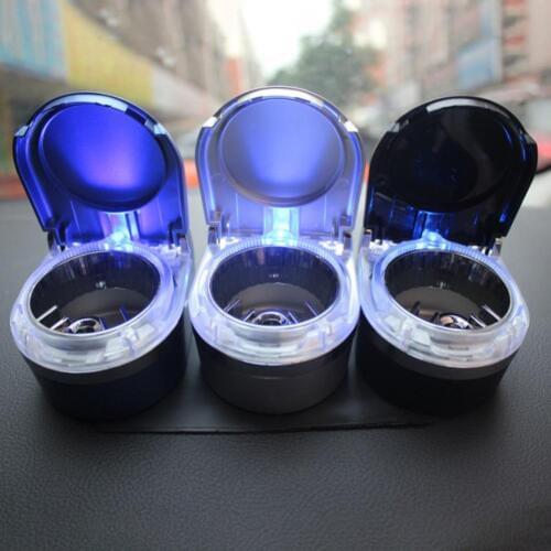 Detachable Car Vehicle Cigaret Ashtray Smoke Ash Holder Cup with LED Light