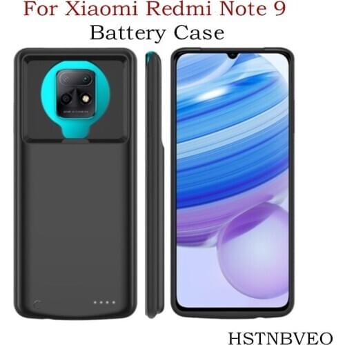 Silm Silicone Shockproof Power Case For Xiaomi Redmi Note 9 Battery Charger Case Power Bank For Redmi Note 9 Battery Cover