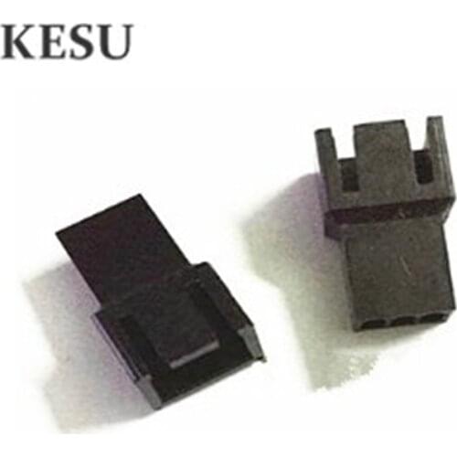 High quality Black Molex 2540 3 Pin 3Pin Fan female PWM Power shell connector housing for male Terminal crimp pins