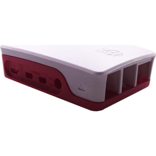 10PCS Red/White&Colorful Color ABS Plastic Protective Cover Enclosure Official Raspberry Pi 4 Case for Raspberry Pi 4