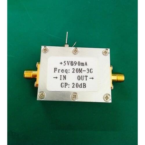 NEW 1PC High Linearity Wideband RF Amplifier 20dB 0.02-3G Power Amplifier Module