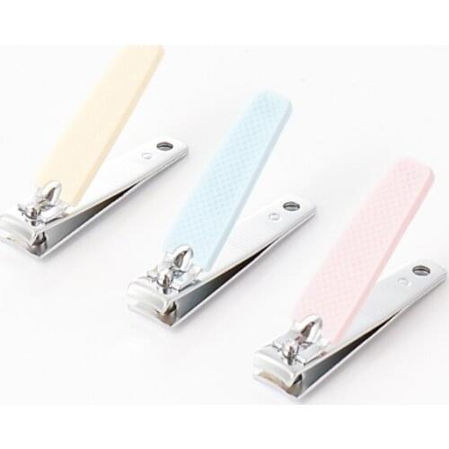 2Pcs/Set Lovely Nail Clippers 2 Styles Professional Stainless Steel Manicure Nippers for Thick/Thin Finger Toenails Nail Tools