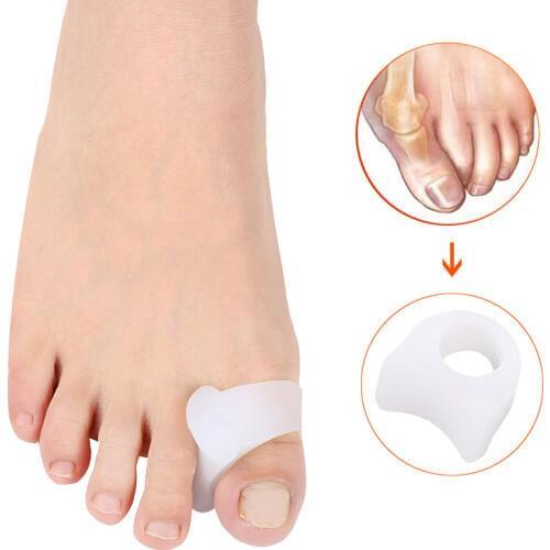 2018 Newly 2pcs Foot Care Toe Separator Straightener Pain Relief Gel Bunion Valgus Toe Separator Straighteners