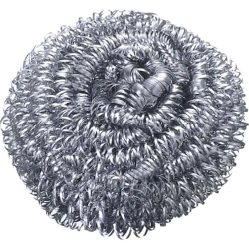 5 Pcs Stainless Steel Cleaning Ball Brushes Household Cleaning Products Dishwashing Sponges With Wire Kitchen Tools