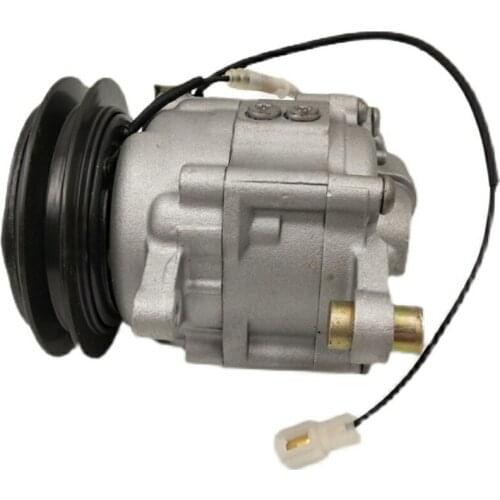 Excavator accessories Hitachi Yanmar EX55 ZAX55UR Excavator air conditioner compressor Air-conditioning pump