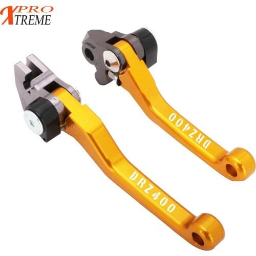 Motorcycle CNC Aluminum Pivot Foldable Clutch Brake Lever For SUZUKI RM 85 125 250 RMZ 250 450 DRZ 400 DRZ400 RMZ250 RM125 RM250