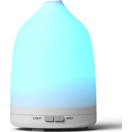 Aroma Diffuser 120ml Humidifier Ultrasonic Nebulizer Aromatherapy Essential Oils 7 Colors LED for Residential Office Yoga Room