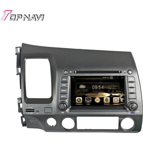 Topnavi 7'' Octa Core 4GB RAM Android 6.0 Car Video Player for CIVIC left driving 2006 2007 2008 2009 2010 2011 For Honda