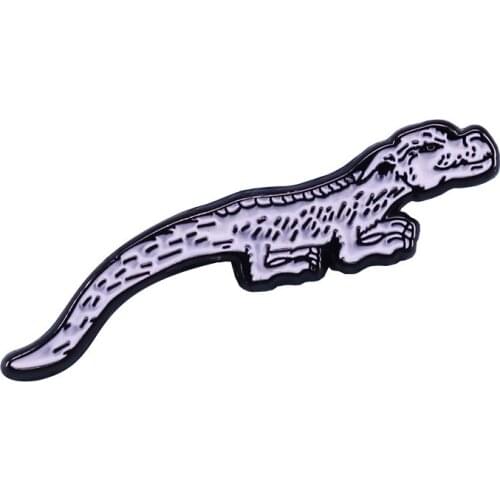 White lizard pin chill aesthetics reptile jewelry