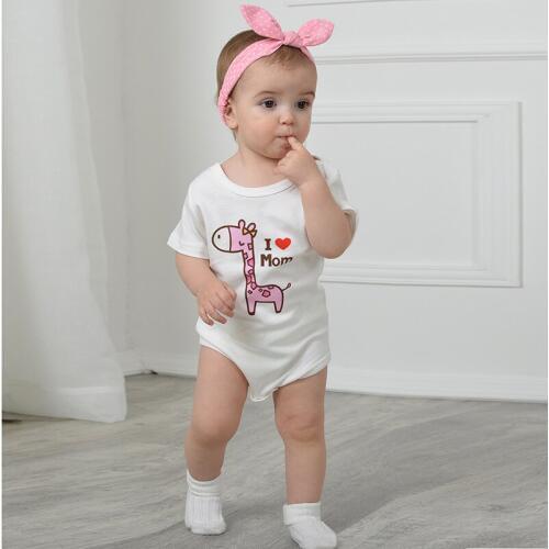 Baby Rompers Summer Baby Clothing Set 100% Cotton Cartoon Romper Infant Newborn Baby Boy and Girl Clothes Overall Jumpsuit
