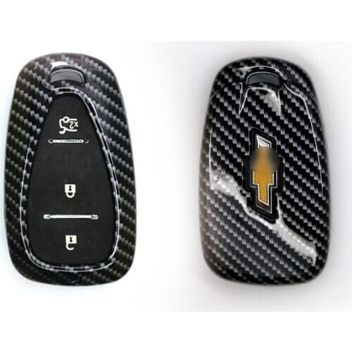 Smart Remote Key Fob Cover Keyless for 2016-up Chevrolet Camaro Cruze Spark Volt, 2017-up Malibu Bolt Sonic Trax, etc
