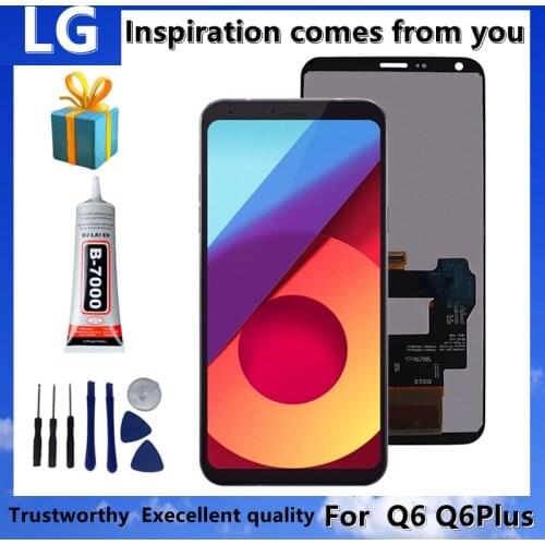 For LG Q6/Q6 Plus LG-M700 M700 M700A US700 M700H M703 M700Y LCD DIsplay + Touch Screen Digitizer Assembly With Frame